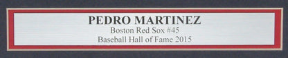 Pedro Martinez Hof Autographed 16X20 Photo Boston