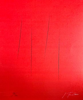 Lucio Fontana Lithograph