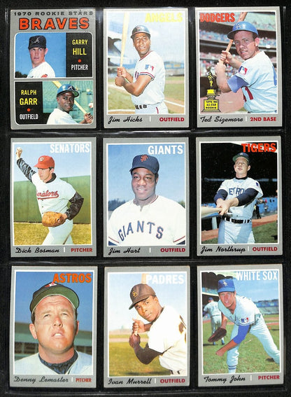 1970 Topps Baseball Card Complete Set (1-720)