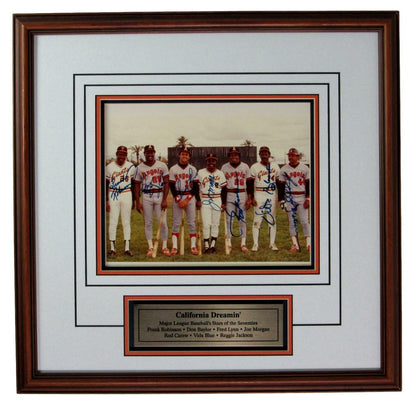 California Dreamin' Mlb Mvps Multi-Signed Framed 8X10 Photo - Jsa 152129