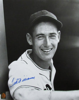 Ted Williams Hof Signed/Autographed 16X20 B/W Photo Boston Red Sox Twf 198511