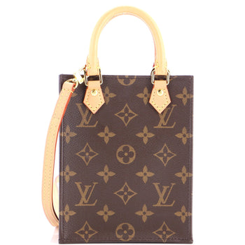 Louis Vuitton Petit Sac Plat Bag Monogram Canvas