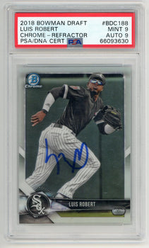 Luis Robert 2018 Bowman Draft Chrome Refractor #Bdc188 Psa 9