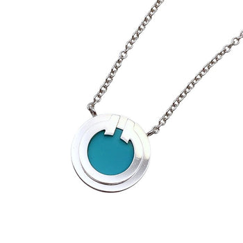 Tiffany & Co. T Circle Necklace With Turquoise
