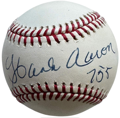Hank Aaron 755 Autographed Official Major League Baseball (Jsa)