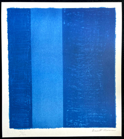 Barnett Newman Lithograph Coa Signed In Pen Numbered In Pencil, 180