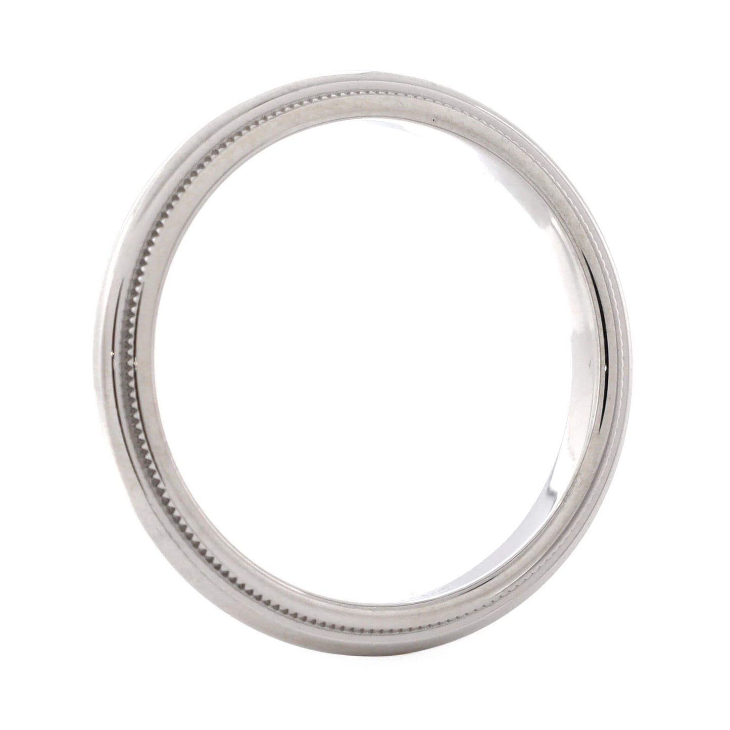 Tiffany & Co. Classic Milgrain Band Ring Platinum 3Mm