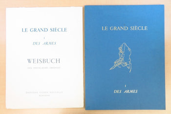 Le Grand Sicle 1 Des Armes By Claude Weisbuch 1St 1981 Dition Vision Nouvelle