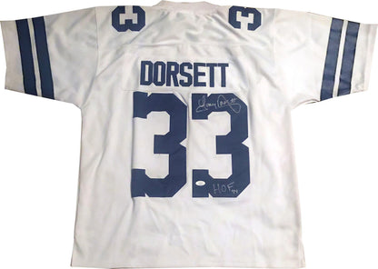 Tony Dorsett "Hof 94" Autographed Dallas Cowboys Jersey (Jsa)