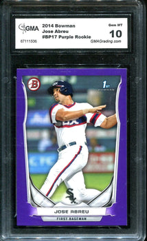 Jose Abreu 2014 Bowman Purple Rookie (Gma)