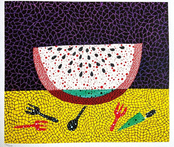 Yayoi Kusama Lithograph Mori Art Museum Coa Hand Numbered 200