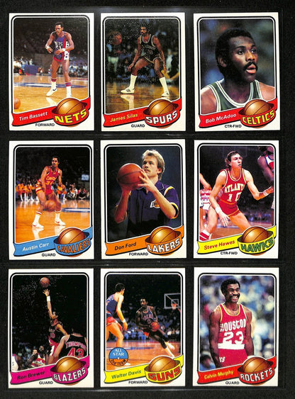 1979-80 Topps Basketball Complete Set (132)