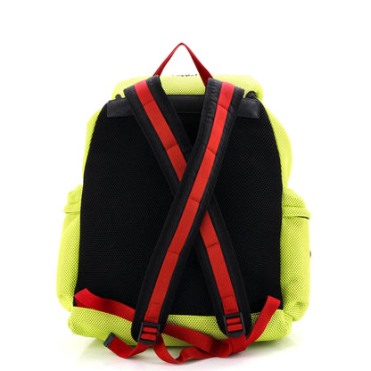 Gucci Hollywood Backpack Embroidered Mesh Large