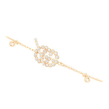 Gucci Double G Diamond Bracelet In Yellow Gold 750Yg