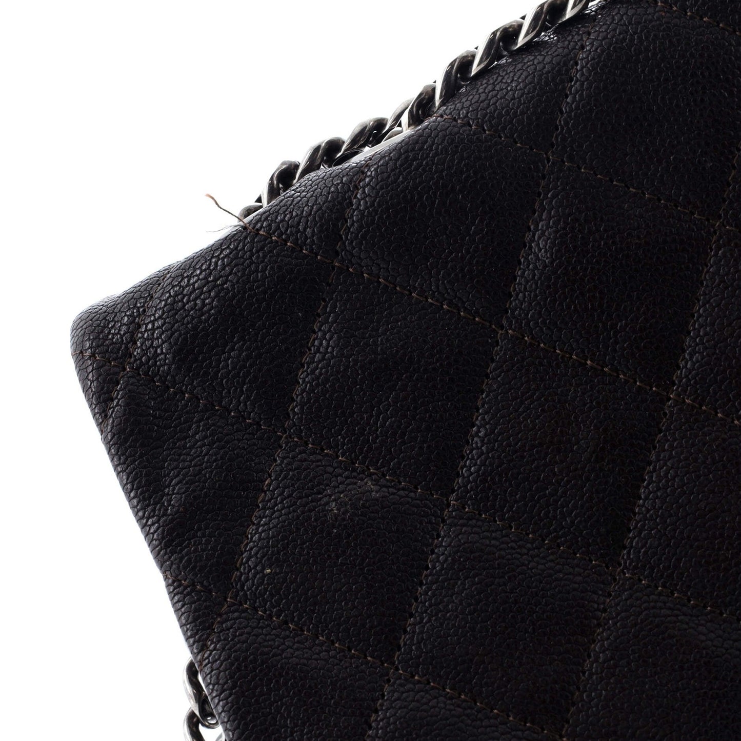 Chanel Bijoux Chain Reissue 2.55 Flap Bag Quilted Caviar 227