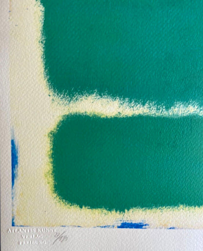 Mark Rothko Lithograph Coa Signed Op Numbered