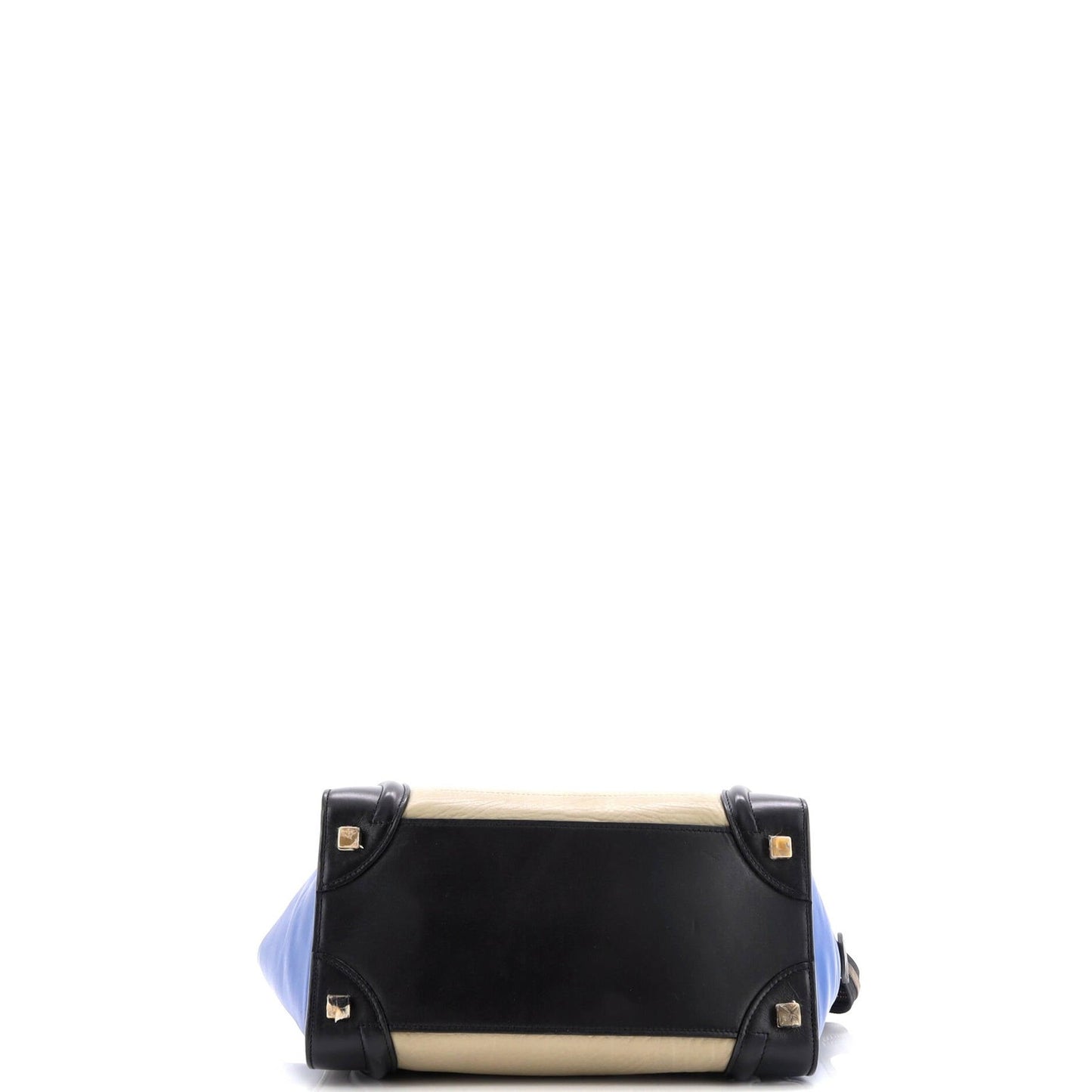 Celine Tricolor Luggage Bag Leather Micro