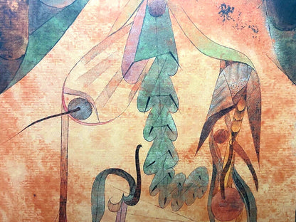 Paul Klee Lithograph 1969 Coa Signed Op Published - Joseph Albers