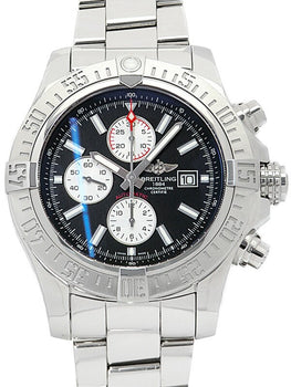 Breitling Super Avenger 2 A13371 Black Case Size 49Mm Men'S Used Watch #72314