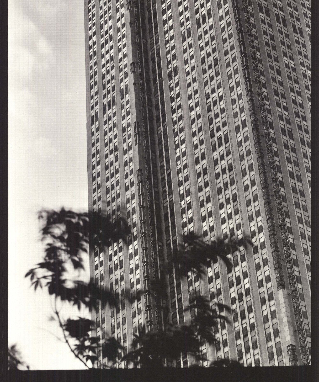 Paula Barr Empire State Building " Offset Lithograph Photography Bl
