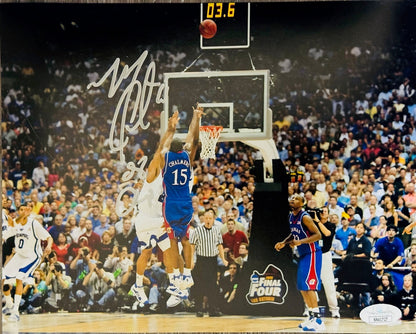 Mario Chalmers Autographed 8X10 Basketball Photo (Jsa)
