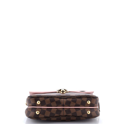 Louis Vuitton Clapton Handbag Damier And Leather Pm