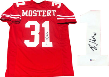 Raheem Mostert Autographed San Francisco 49Ers Jersey (Bvg)