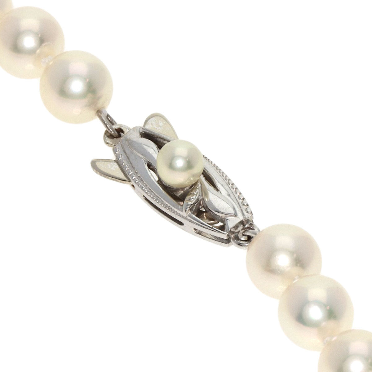 Mikimoto   Necklace Pearl Pearl Earring 2-Piece