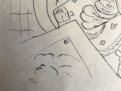 Henri-Matisse Lithograph Coa Hand Signed Numbered In Pencil Collection