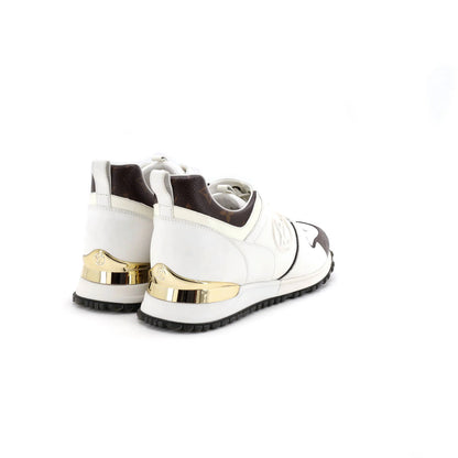 Louis Vuitton Women'S Run Away Sneakers Mesh With Monogram Canvas And Leather