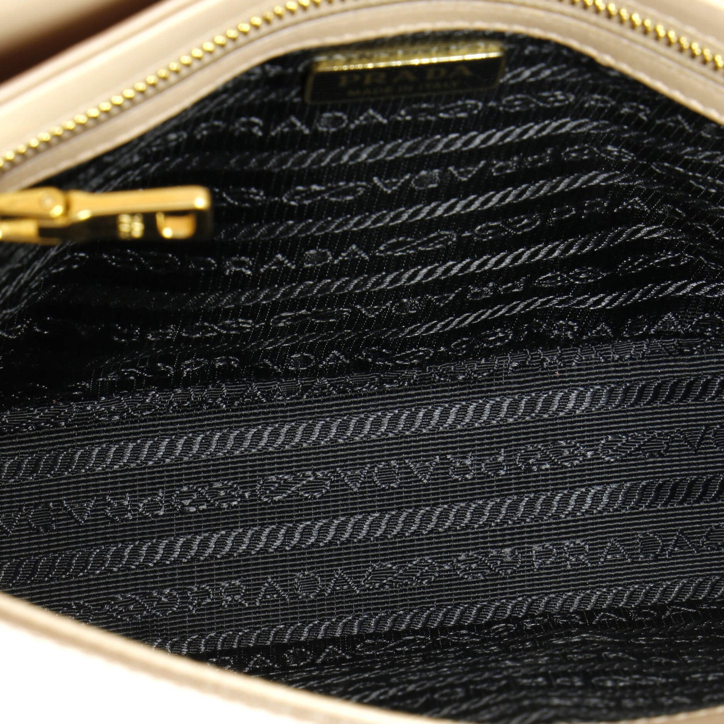 Prada Embleme Flap Bag Saffiano Leather Small