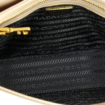 Prada Embleme Flap Bag Saffiano Leather Small