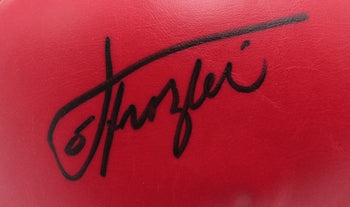 Joe Frazier Signed/Autographed Left Red Everlast