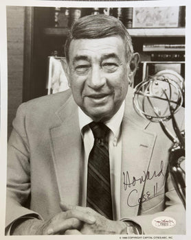 Howard Cossell Autographed 8X10 Celebrity Photo (Jsa)