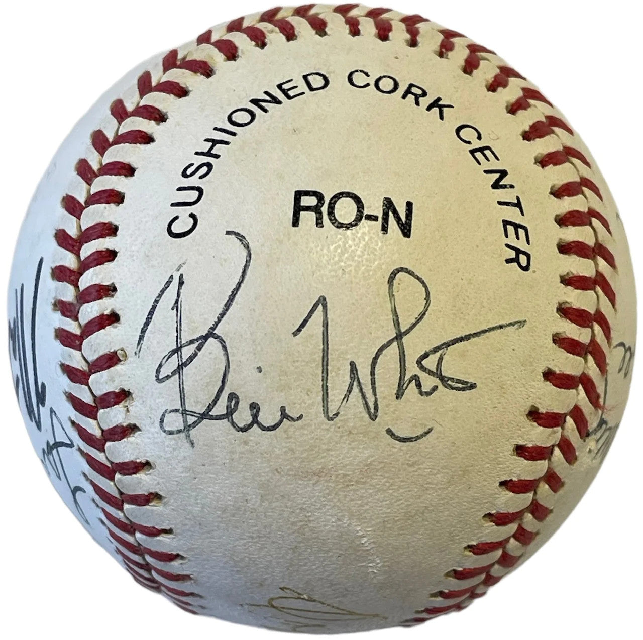 Old Timers Autographed Official Major League Baseball