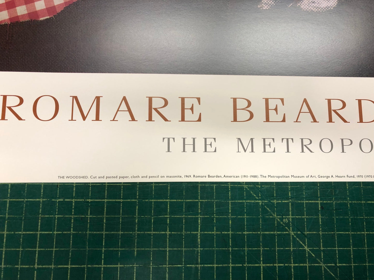 Romare Bearden The Woodshed " Poster African American Multicolor B