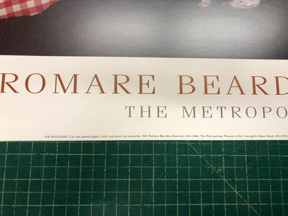 Romare Bearden The Woodshed " Poster African American Multicolor B