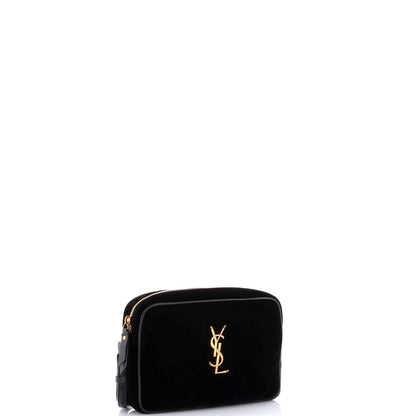 Saint Laurent Lou Camera Bag Matelasse Chevron Velvet Small