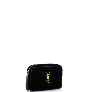 Saint Laurent Lou Camera Bag Matelasse Chevron Velvet Small