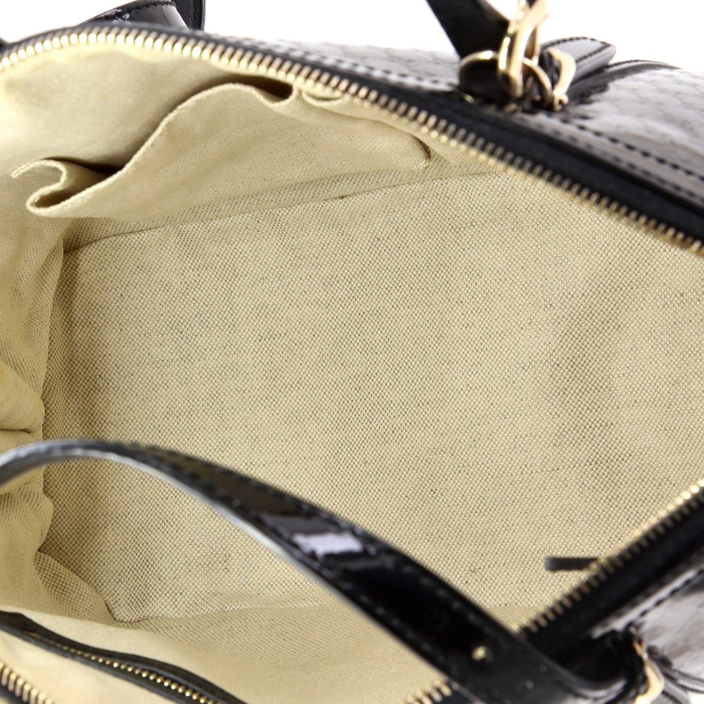 Gucci Nice Top Handle Bag Microguccissima Patent Small