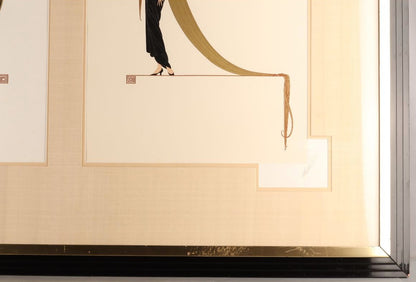 Erte - Ready For The Ball Serigraph Silkscreen Ed111 Signed Numbered Framed
