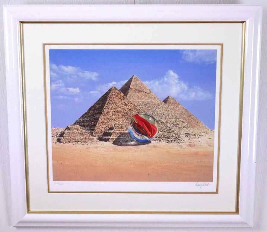 Doug Webb (1946-) - Inflation Original Giclee Art Print Signed Framed Numbered