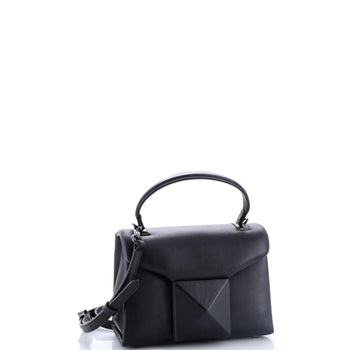Mini Valentino Garavani One Stud Top Handle Flap Bag Leather