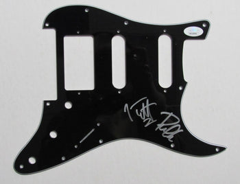 Def Leppard Joe Elliott/Phil Collen Signed/Autographed Guitar Pick Guard Jsa 584