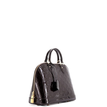 Louis Vuitton Alma Handbag Monogram Vernis Pm