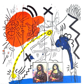 Keith Haring Lithograph Coa Signed In Pen Numbered In Pencil Collection