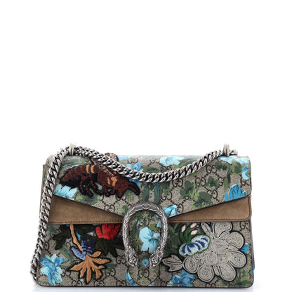Gucci Dionysus Bag Embroidered Printed Gg Coated Canvas Small