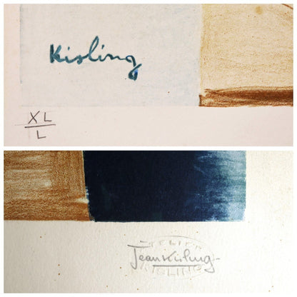 Mois Kisling White Lilies 1952 Limited Lithograph Signed By Jean Kisling Ed