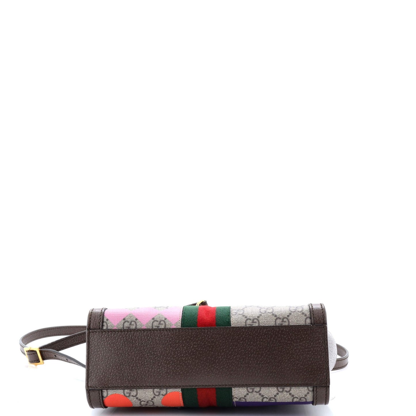 Gucci Ophidia Top Handle Tote Geometric Gg Coated Canvas Small