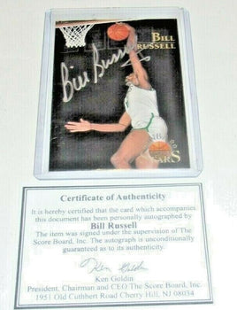 Bill Russell Boston Celtics,Hof,11X Champs